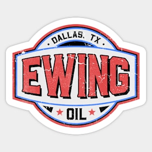 Ewing Oil Sticker